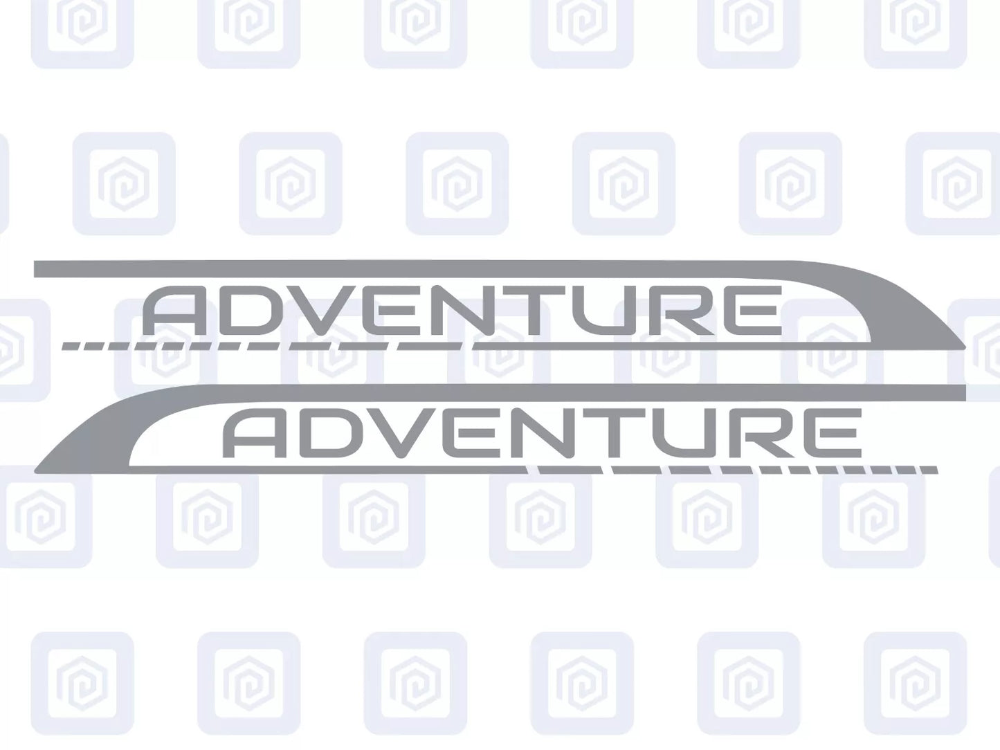 2x Adventure Side Graphics Vinyl Decal For Camper Van Caravan Motorhome Sticker