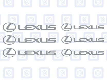Lexus Brake Caliper Decals Sticker Logos (set of 6) RZ RC ES LS GS IS RX NX GX