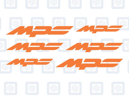 Mazda MPS 3 Style Brake Caliper Decal Style Stickers