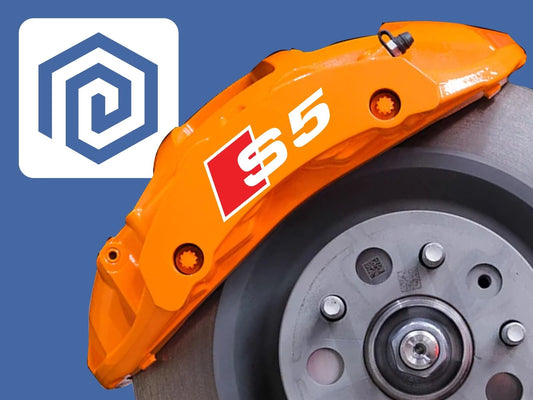 Audi S5 Brake Caliper Decals 2 Colour Fits A5 S5 RS5 5 High Temp Sticker Logos