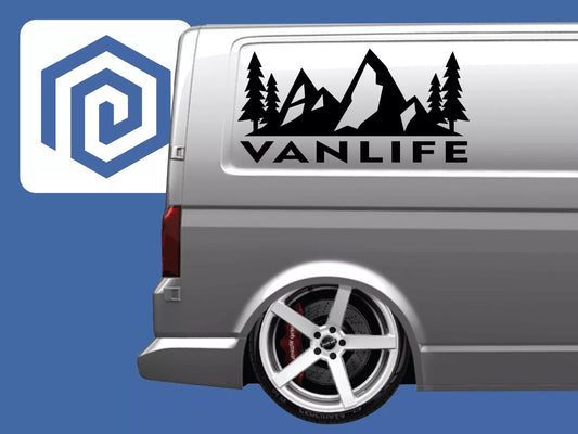 Van Life Single Vinyl Decals For Campervan Motorhome Caravan Sticker Graphic