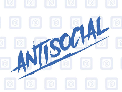 Antisocial Sticker JDM DUB Euro Stance VAG Vinyl Decal Graphic