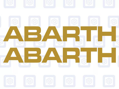 Fiat Abarth 500 595 695 Side Door Decal Sticker (Set of 2) Twin Air Sport Pop