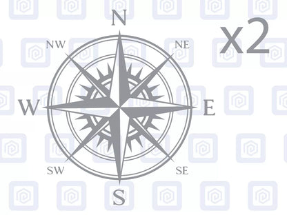 Compass Vinyl Decal For Camper Van Caravan Motorhome Sticker Graphic Campervan