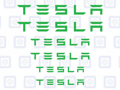 Tesla Brake Caliper Decals Sticker Logos (set of 6) Model 3 S X Y