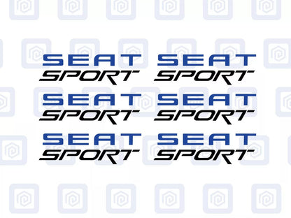 Seat Sport Leon Ibiza Cupra Ateca Brake Caliper Decal Style Stickers - x 6