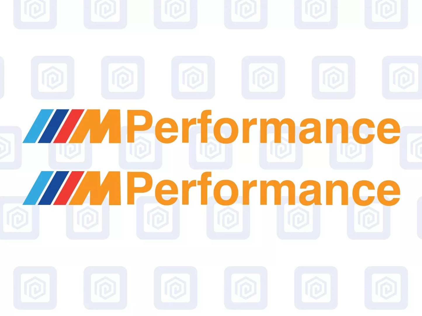 M Performance BMW Style Side Skirt Sill Sticker Decal Style Stickers Pair - x 2