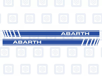 Fiat Abarth 500 595 695 Side Stripe Decal Sticker (Set of 2) Twin Air Sport Pop