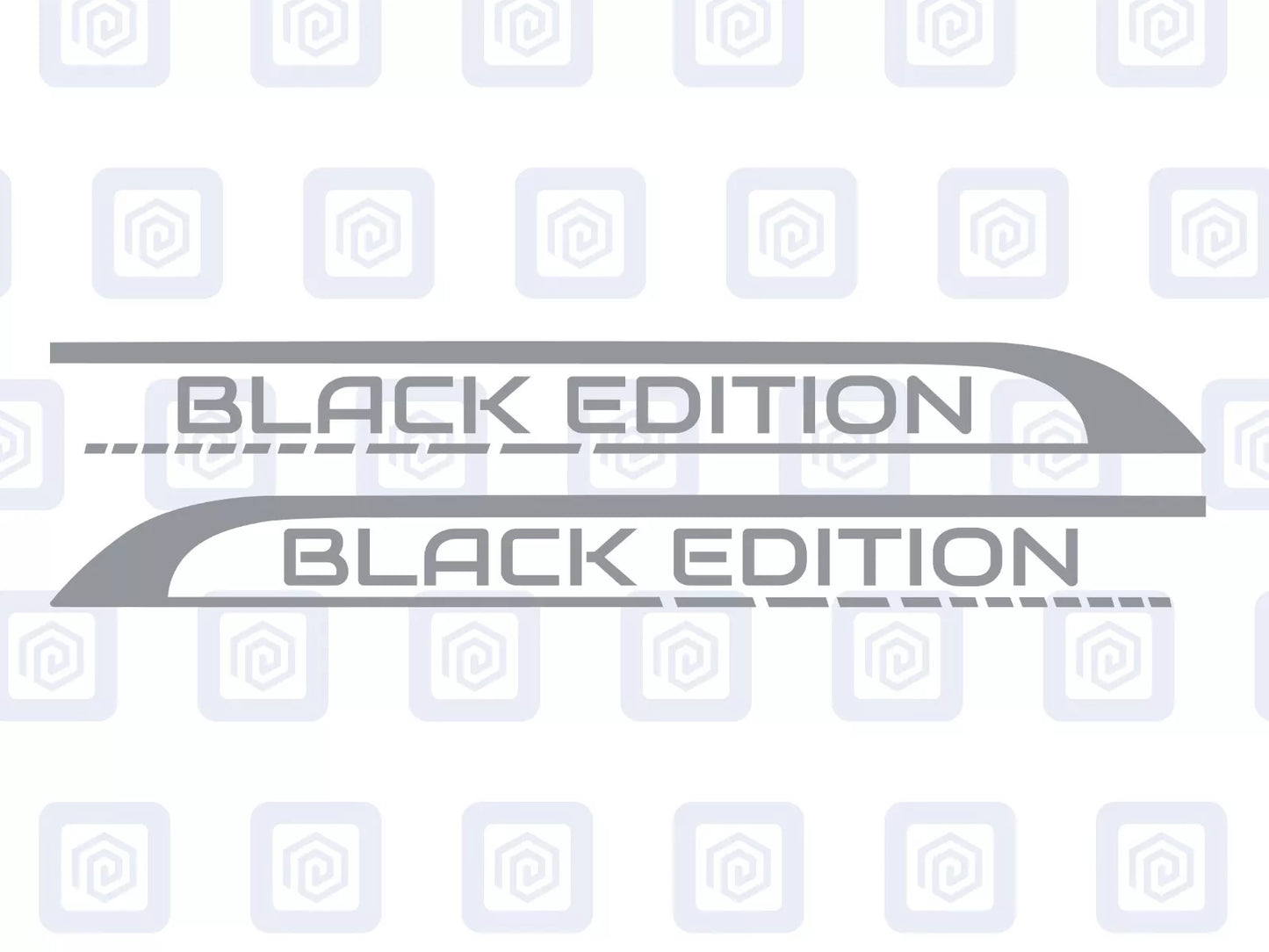 Black Edition Side Graphics Vinyl Decal For Camper Van Caravan Motorhome Sticker