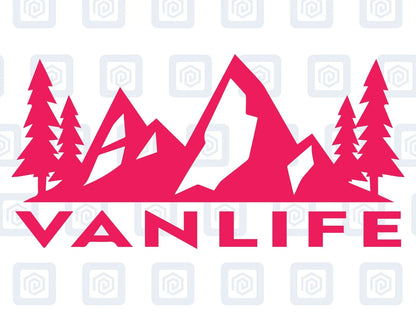 Van Life Single Vinyl Decals For Campervan Motorhome Caravan Sticker Graphic