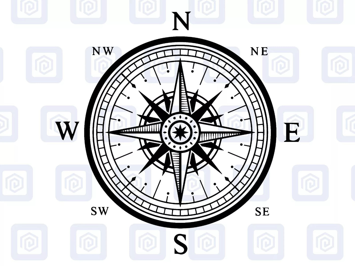 Compass Vinyl Decal For Camper Van Caravan Motorhome Sticker Graphic Campervan