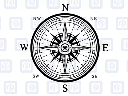 Compass Vinyl Decal For Camper Van Caravan Motorhome Sticker Graphic Campervan