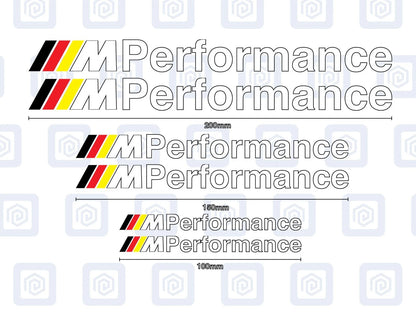 M Performance Sticker Decal Style Sticker FitsM2 M3 M4 M5 M6 Msport MPerformance