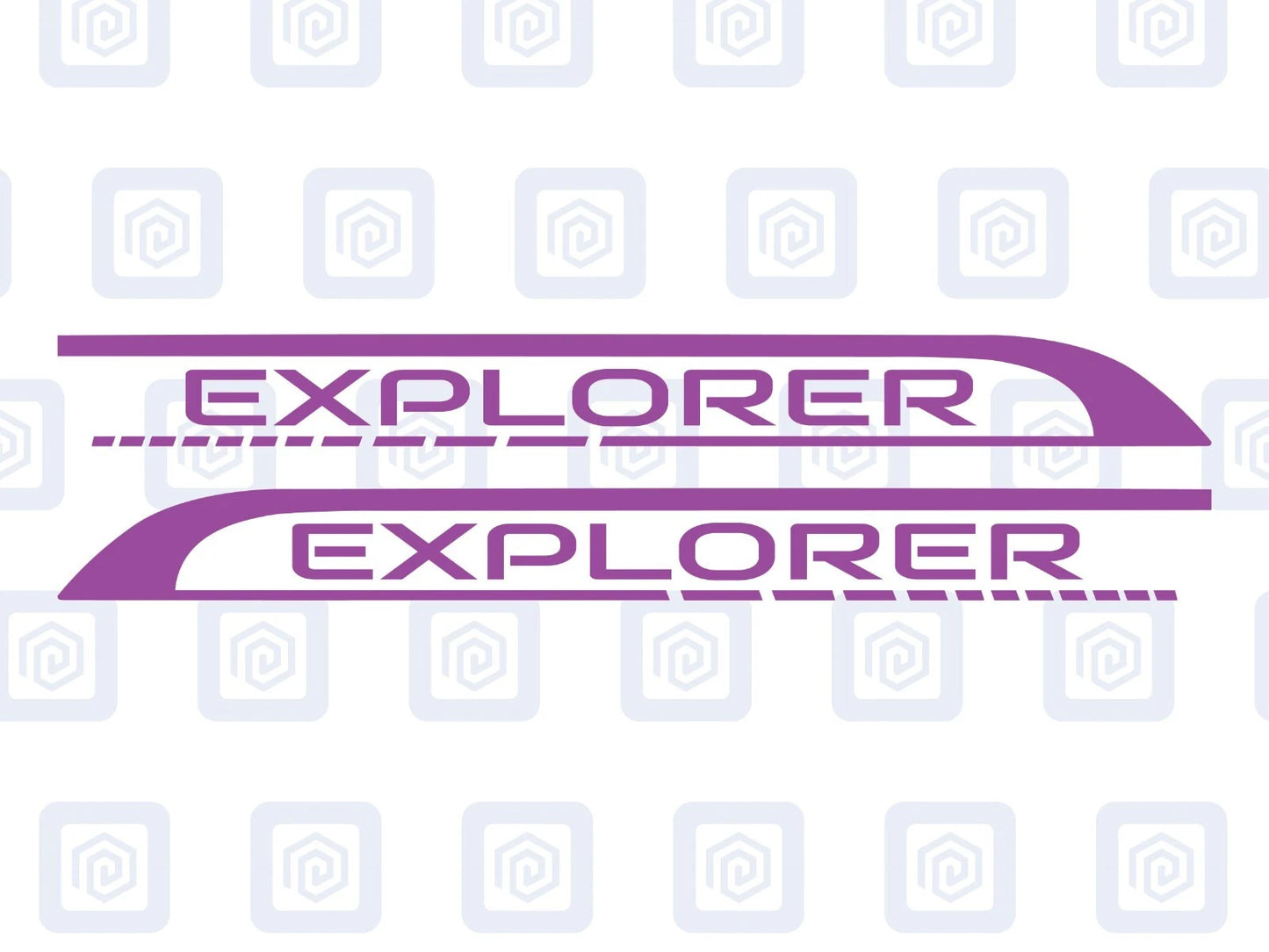 Explorer Side Graphics Vinyl Decal For Camper Van Caravan Motorhome Sticker
