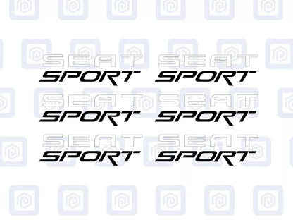 Seat Sport Leon Ibiza Cupra Ateca Brake Caliper Decal Style Stickers - x 6
