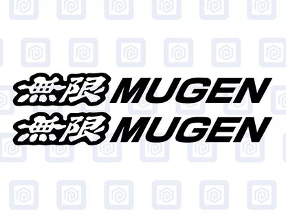 Honda Type R Mugen Side Decal Sticker Logo (set of 2) FN2 EP3 EK Civic Integra