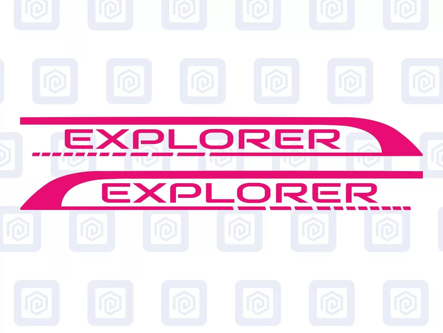 Explorer Side Graphics Vinyl Decal For Camper Van Caravan Motorhome Sticker