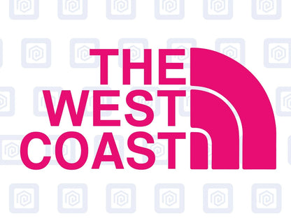 The West Coast Camping Surf Sea Sticker Decal Graphic Camper Van Skate Beach