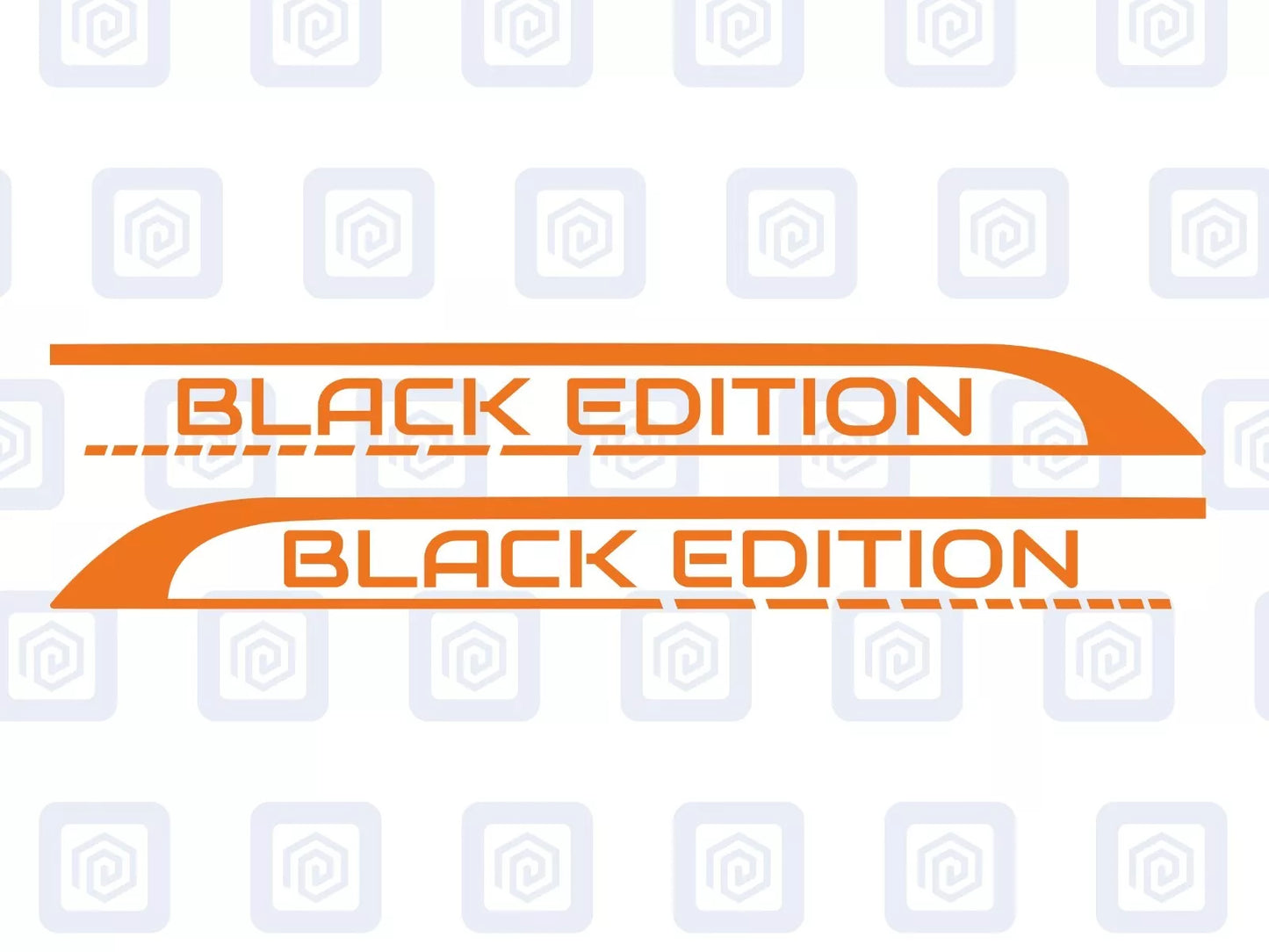Black Edition Side Graphics Vinyl Decal For Camper Van Caravan Motorhome Sticker