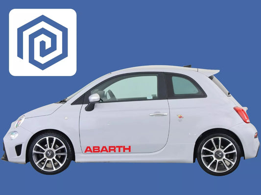 Fiat Abarth 500 595 695 Side Door Decal Sticker (Set of 2) Twin Air Sport Pop