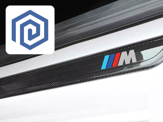 BMW M Sport Logo Premium Door Sill Decals Stickers 2 Series 218 220 230 M2