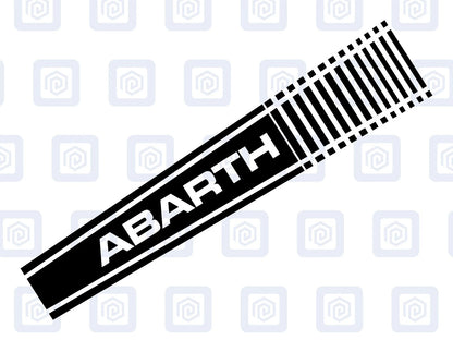 Fiat 500 Abarth 595 695 Bonnet Decal Sticker Stripe EsseEsse Competizione T-Jet