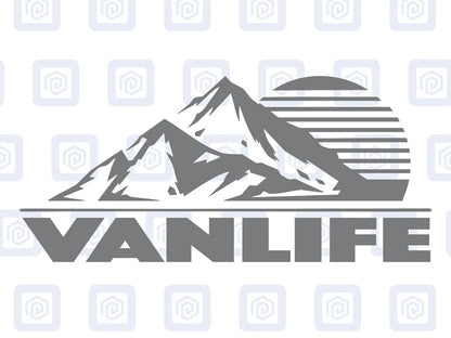 XL Van Life Camping Vinyl Decals For Camper Van Caravan Sticker Graphic