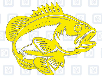 Carp Course Fishing Decal For Camper Van Caravan Motorhome Sticker Campervan