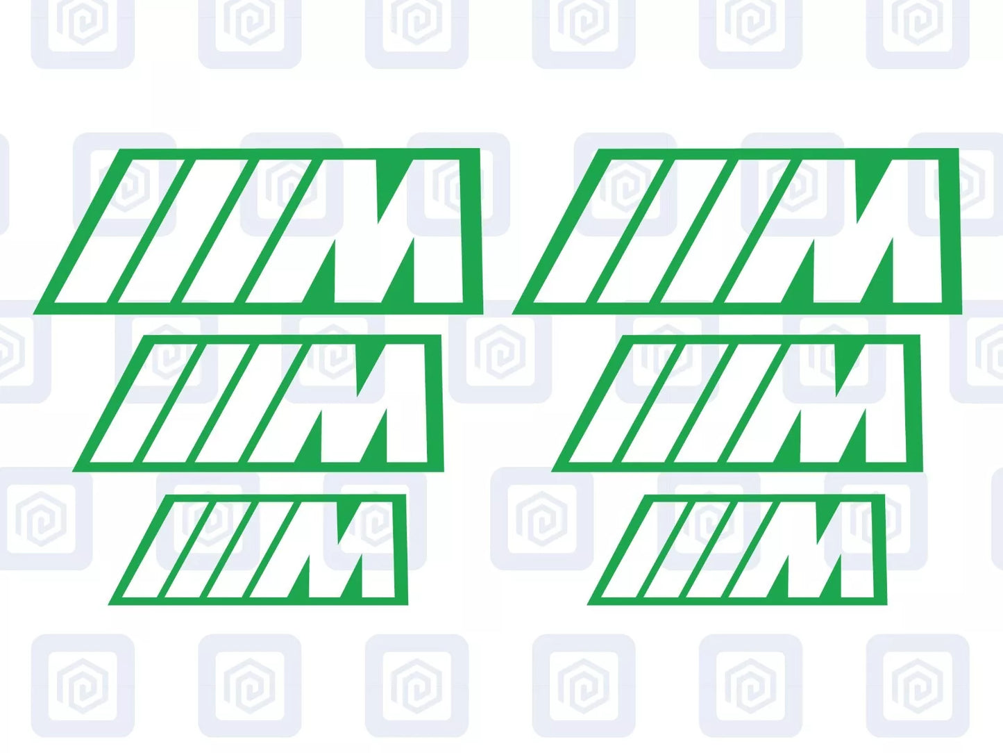 BMW M Sport Hollow Brake Caliper Decals Fits BMW sticker logos (set of 6)
