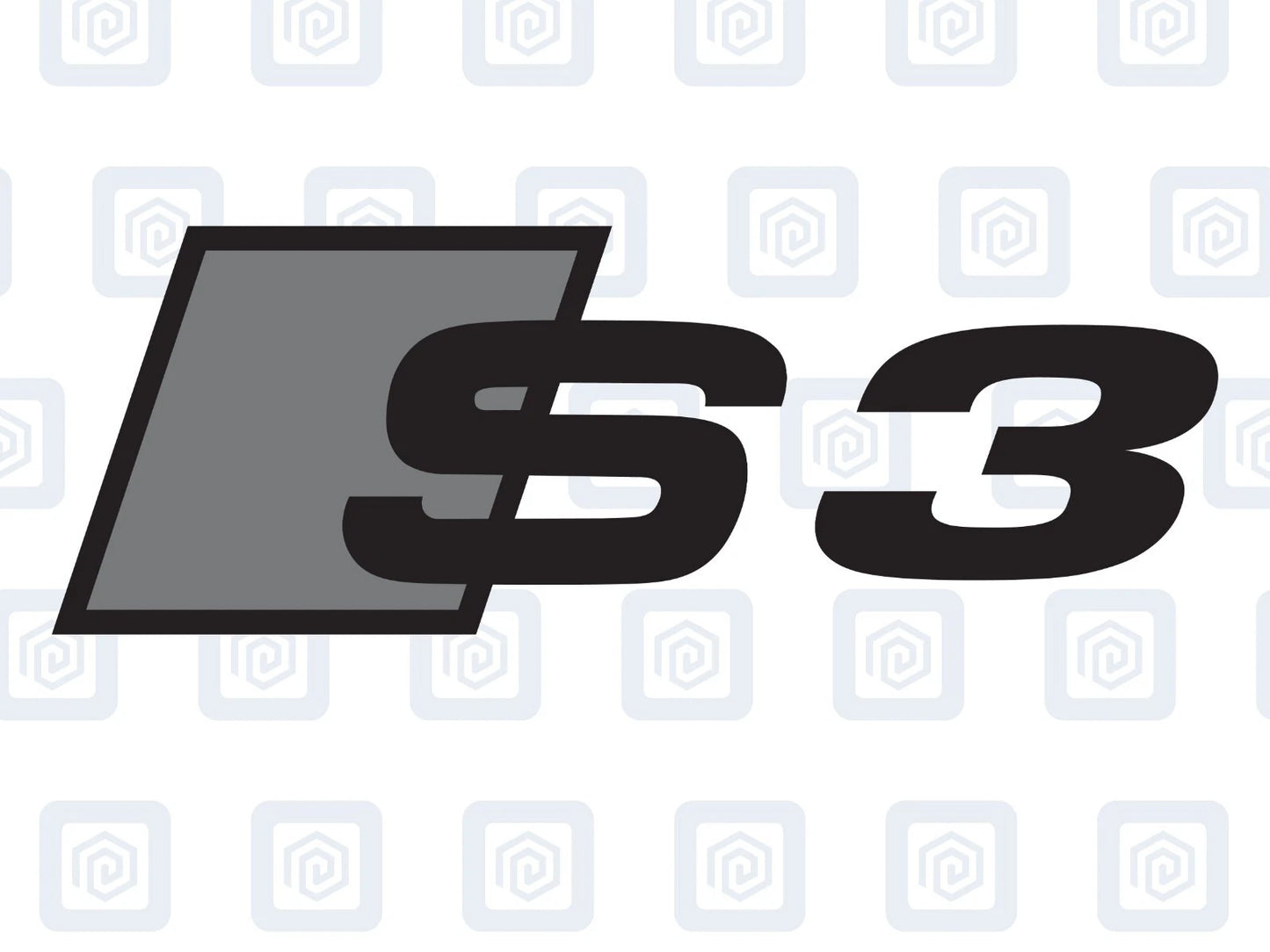Audi S3 Style Brake Caliper Decals A3 Hatch Sportback sticker logos (set of 6)