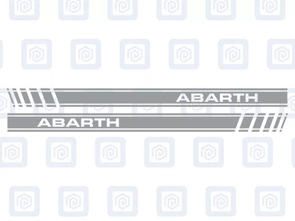 Fiat Abarth 500 595 695 Side Stripe Decal Sticker (Set of 2) Twin Air Sport Pop