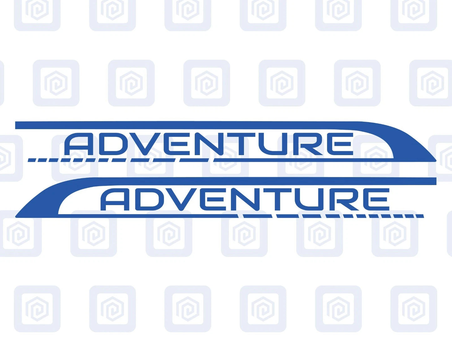 2x Adventure Side Graphics Vinyl Decal For Camper Van Caravan Motorhome Sticker