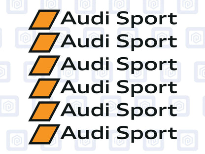 Audi Sport Style Brake Caliper Decals sticker Suitable for A1 A3 A4 A5 A6