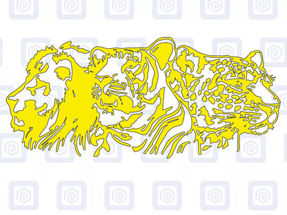 Lion Tiger Leopard Animal Vinyl Decals For Campervan Van Caravan Sticker Graphic