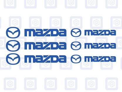 Mazda Brake Caliper Decals Sticker Logos (set of 6) JDM JAP DRIFT