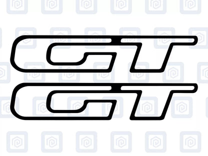 Peugeot GT 207 208 307 308 Sport Vinyl Decal Graphics Pair x 2