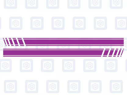 Fiat Abarth 500 595 695 Side Stripe Decal Sticker Pair (Set of 2)