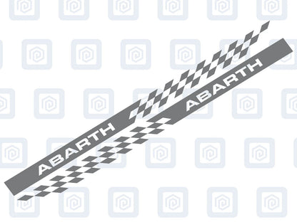 Fiat Abarth 500 595 695 Side Stripe Decal Sticker (Set of 2) Twin Air Sport Pop