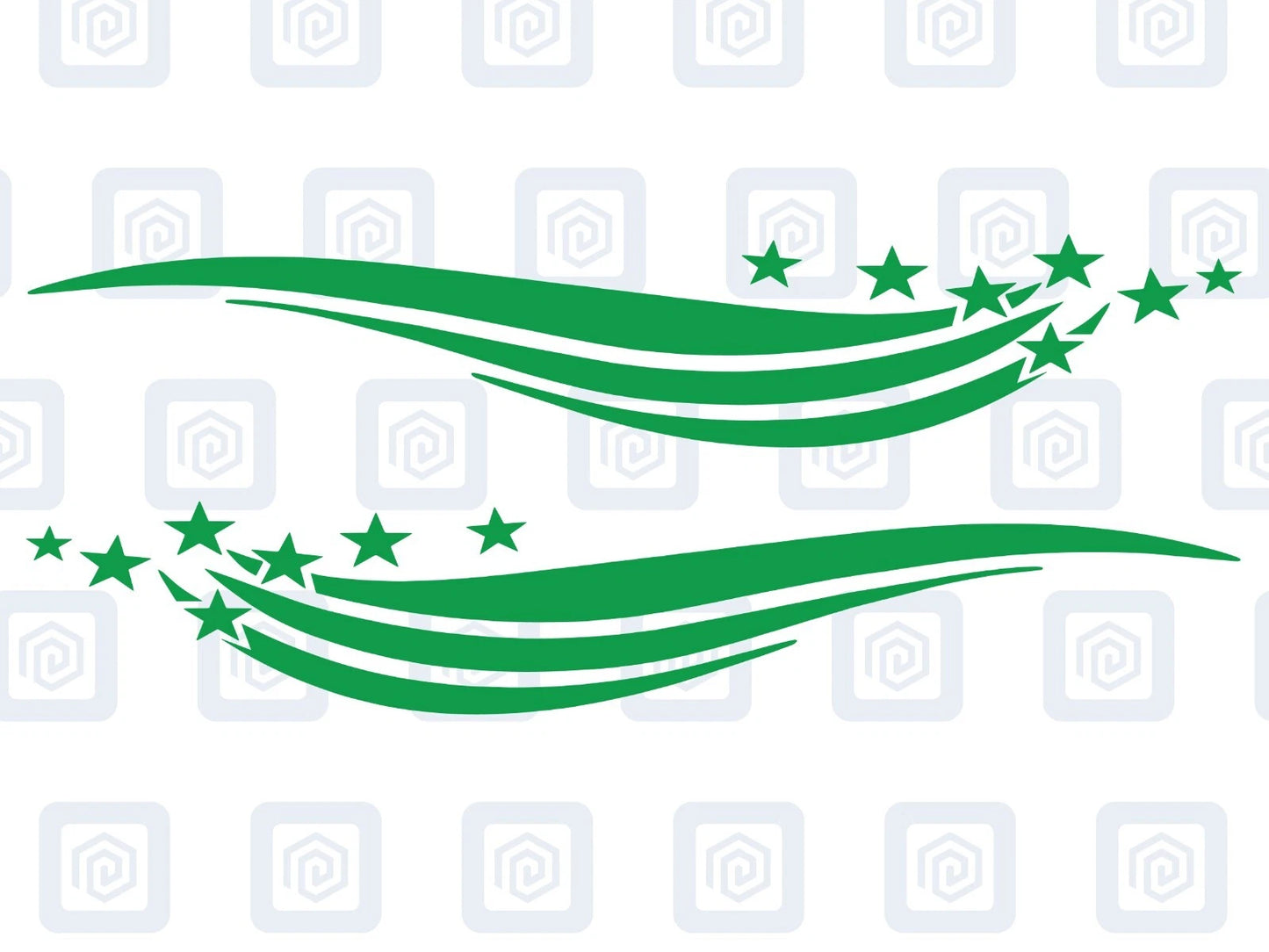 Star Band Stripe Vinyl Decals For Campervan Motorhome Caravan Sticker Graphic