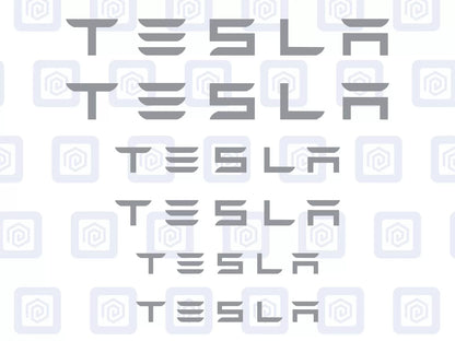 Tesla Brake Caliper Decals Sticker Logos (set of 6) Model 3 S X Y