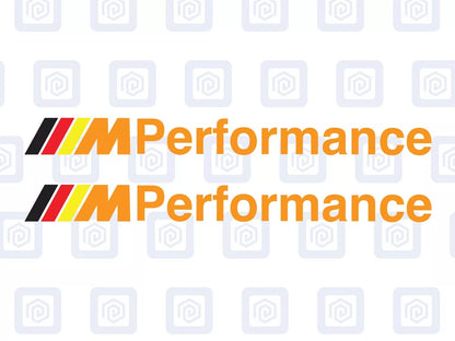 M Performance Sport 4 Colour Mirror Decal Fits BMW Sticker (set of 2)