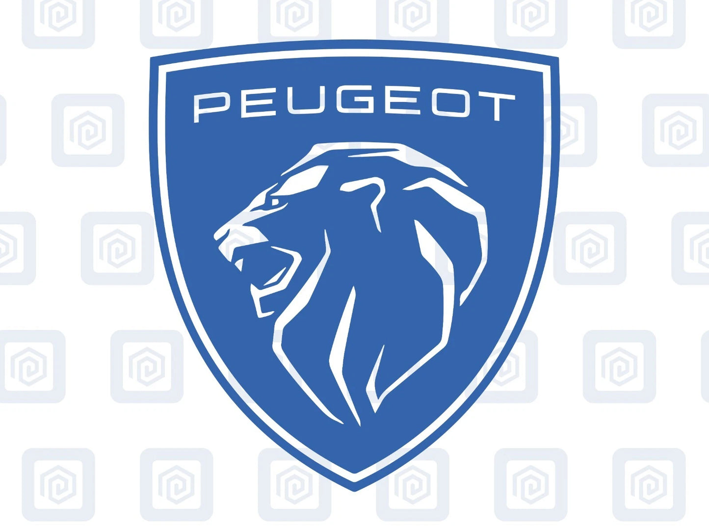 Peugeot New Crest Badge Decal Sticker Vinyl Pair x 2 108 207 307 208 308 GTI GT