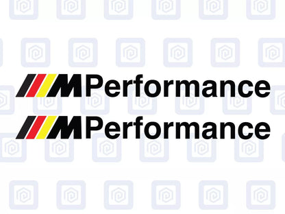 M Performance Sport 4 Colour Mirror Decal Fits BMW Sticker (set of 2)