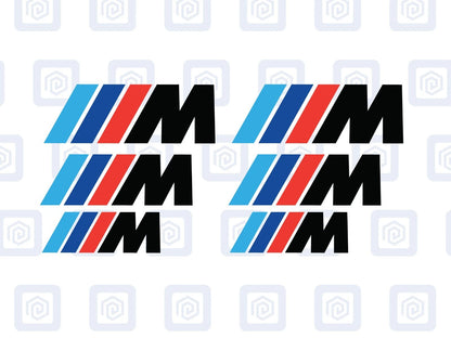 M Sport Brake Caliper Decals Fits BMW 318 320 325 330 335 sticker (set of 6)