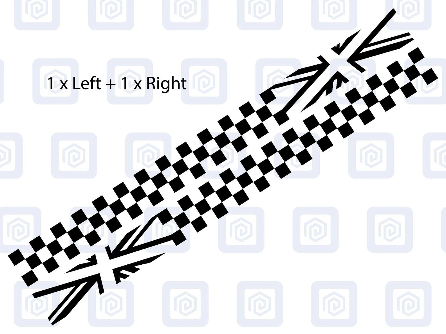 2x Union Jack Side Stripe Vinyl Decals For Camper Van Caravan Sticker Graphic