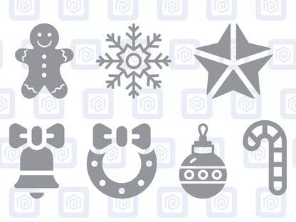 Christmas Sticker Pack Selection Set Special Wall Art Vinyl Wall Decal