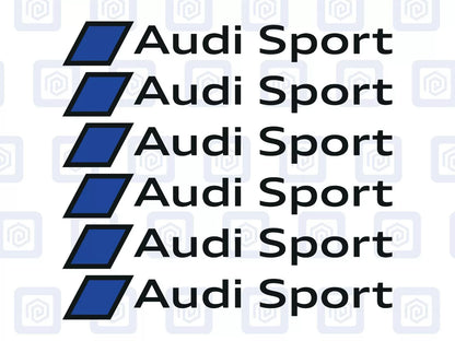 Audi Sport Logo Premium Door Sill Decals Stickers A3 A4 A5 S3 S4 S5 RS3