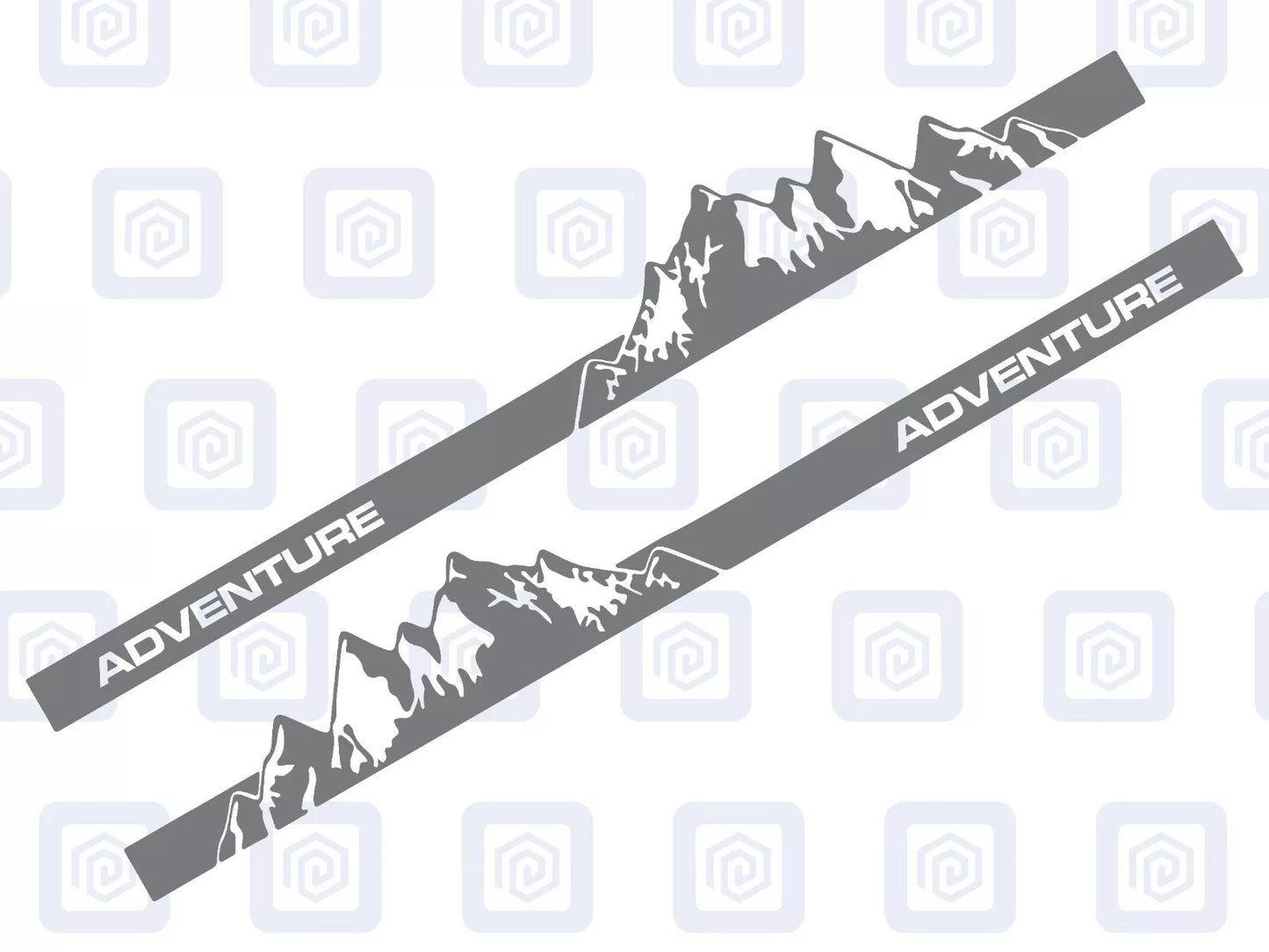2.2m Adventure Full Side Vinyl Decals For Campervan Motorhome Caravan Graphic