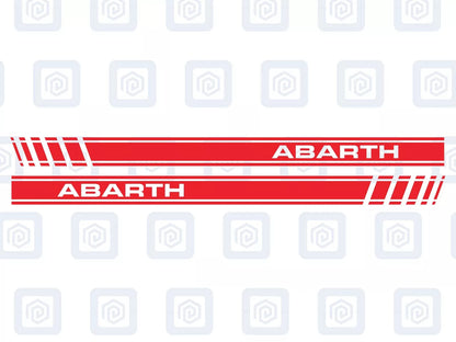 Fiat Abarth 500 595 695 Side Stripe Decal Sticker (Set of 2) Twin Air Sport Pop