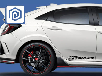 Honda Type R Mugen Side Decal Sticker Logo (set of 2) FN2 EP3 EK Civic Integra